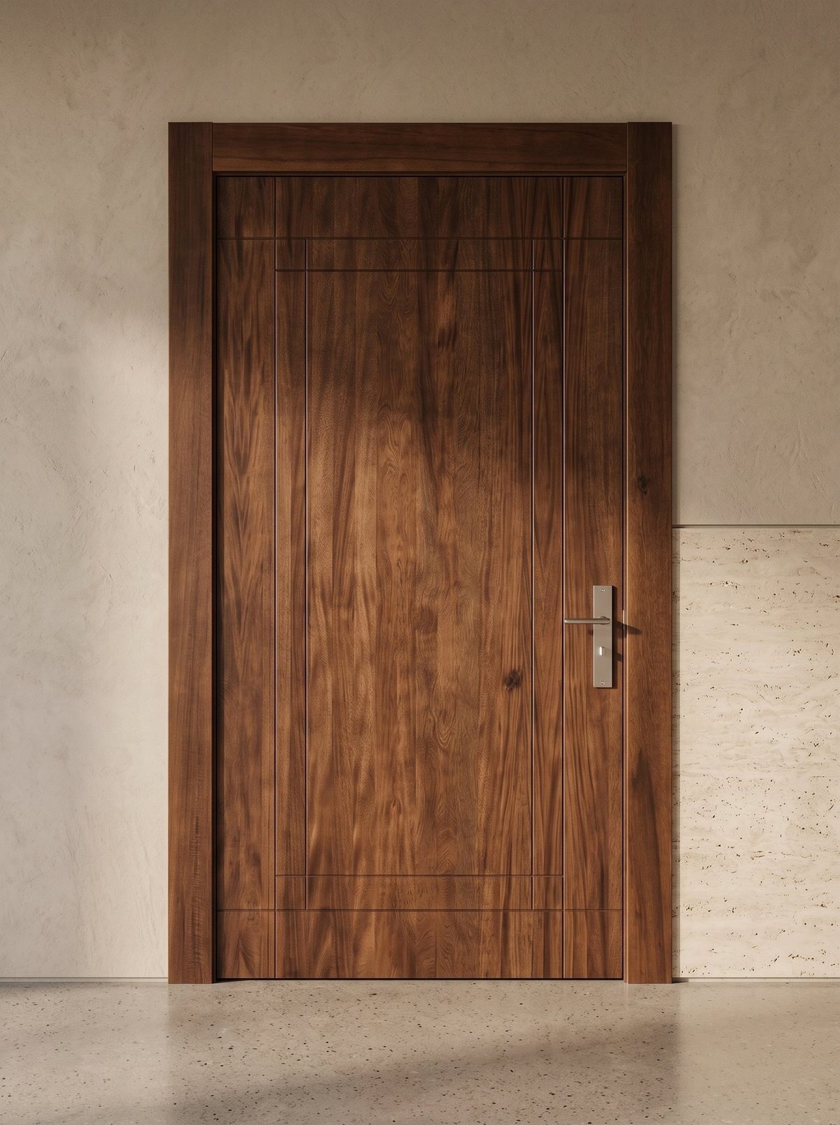 Puerta interior de madera